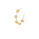 Elina Bliss Hoops Gold color