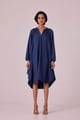 Woodstock Tent Dress Blue color