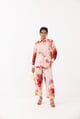 Rumman Col Co-Ord White/Red color