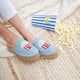 Popcorn Beaded Denim Espadrilles Light Denim color