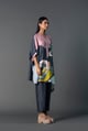 Array Posy Soft Charcoal Dress Grey color