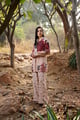 Winter Twilight Trouser Nude Pink color
