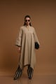 Cappuccino Kurta/Farsi Salwar Set Tan color