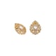 Suneet Varma Mehr Statement Studs White/Gold color