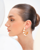 Senora Hoops Gold/White color