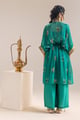 Aarani Embellished Pant Set with a Cape Green color