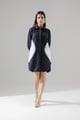 Cora Shirt Dress Black/White color