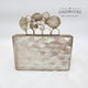 Zarin Clutch in Mother of Pearl Gold color