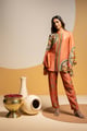 Rust Kurta Set Rust color