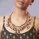 Baori Necklace Rust color