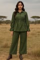 Canopy Co-Ord Green color