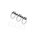 Spicy Vanilla Ring Silver color