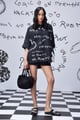 Scribble Oversized Shirt - Black Black color