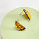 Little Wave Studs Gold/Blue color