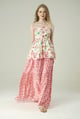 Blossom Mirage Ivory & Pink Co-Ord Set Ivory color