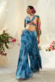 Blue Pant Set Blue color