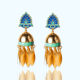 Granada Jhumka Multicolor color