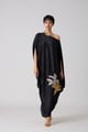 Ophelia Applique Dress Black color