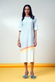 Fiji-Ni Horizon Glow Midi Dress Ice Blue color