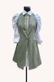 Meadow Dress White/Olive color