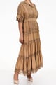 Honey Mustard Cutwork Dress Beige color