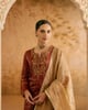 Ruby Gold Zari Dupatta Gold color
