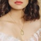 Victoria Necklace Gold color