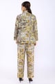 Diamond Print Blazer Beige/Grey/Green color