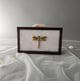 Dragonfly Wooden and Resin Bag White color