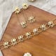 Kamal Necklace Set Gold/Pink color