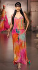 The Sunscape Drift Corset Set Multicolor color