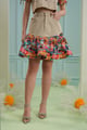 Too Sweet Skirt Wonka Beige Print color