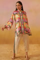 Bold Abstract Tunic Set Multicolor color