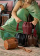 Sheesham Leather Bag Bordo/Maroon color
