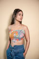 Reversible Bandana Top Lilac color