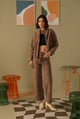 Wildwood Acid Co-Ord Set Coyote Brown color