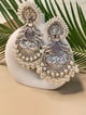 Qurbat Earrings Silver color