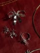 Fiore Mini Studs Silver color