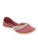 Ghungroo Blast Jutti Maroon color
