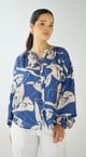 Muslin Shirt Blue color