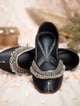 Ghunghroo Blast Jutti Black color