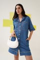 Hattie Dress Blue Blue color