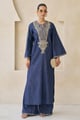 Nova Kaftan Without Pant Navy Blue color