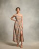 Kiara Printed Dress Blue color