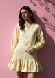 Dory Mini Dress Yellow color