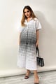Polka Chic Coord Set White/Black color