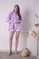 Mauve Colour Poplin Shirt Mauve color