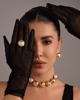 Dune Choker - Golden White color