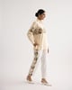 Sorbet Shirt Co-Ord Peach/White color