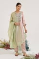 Rosy Mint Dupatta Green color